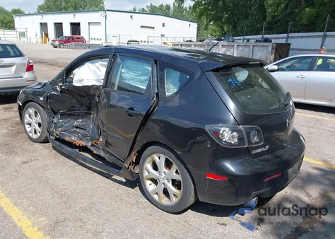 2007 Mazda Mazda3 S Grand Touring z USA, uszkodzony, nr VIN JM1BK343671668219